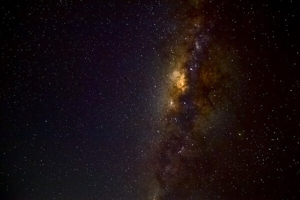 Milky way on deep sky