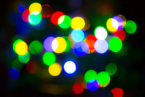 Blurred christmas light background — Stock Photo, Image