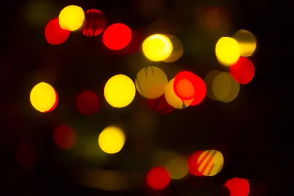 Verschwommenes Weihnachtslicht — Stockfoto