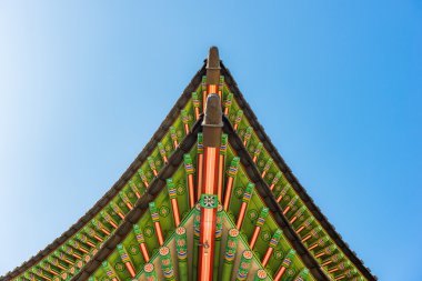 Gyeongbokgung Sarayı Seul, Kore çatısı