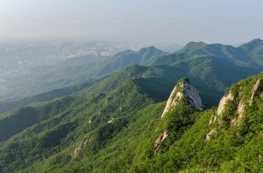 Baegundae tepe, Bukhansan dağlar Seoul, Güney Kore
