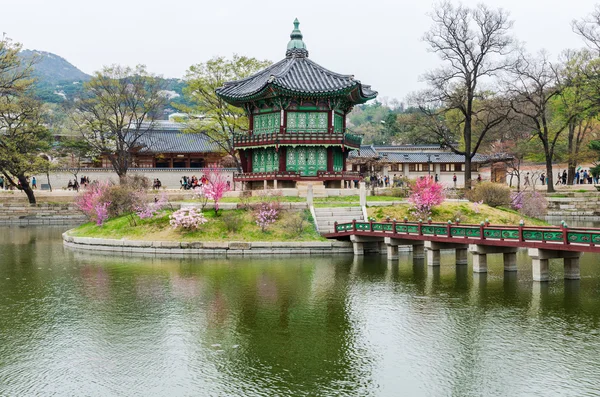 Pałac Gyeongbokgung w Seul, South Korea — Zdjęcie stockowe