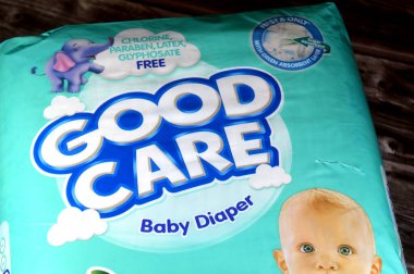 Kahire, Mısır, 7 Ekim 2025: İyi bakılan bebek bezi 4 numara, bebek bezleri parabenlerden, klordan ve glifosattan muaftır.