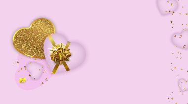 Sevgililer Günü geçmişi. Tebrik kartı. Kalpli romantik kompozisyon.