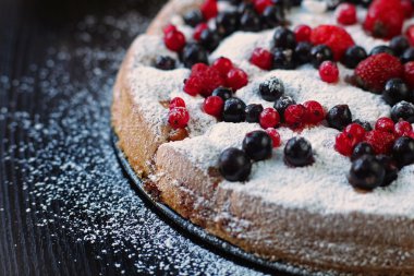 Berry pie. Çok lezzetli.