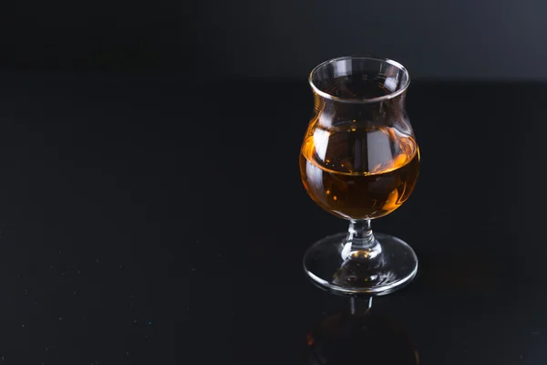 喝出的威士忌酒杯 — 图库照片