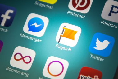 Las Vegas, Nv - 26 Ağustos 2016: Vignette Selective Focus Apple i