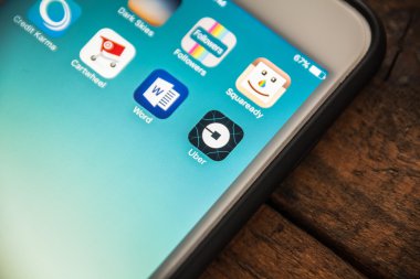 Las Vegas, Nv - 26 Ağustos 2016: Vignette Selective Focus Apple i