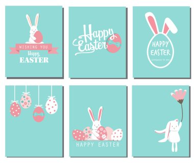 Happy easter day backgrounds clipart