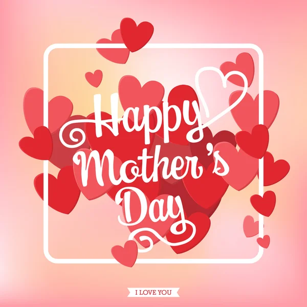 Mother's day background. — Stock Vector