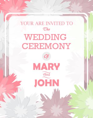 düğün davetiye kartı