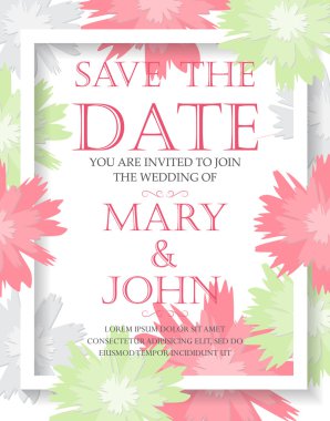 düğün davetiye kartı