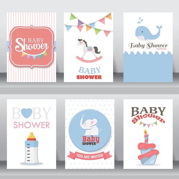 Greeting and invitation cards. Royalty Free Stock Illustrations