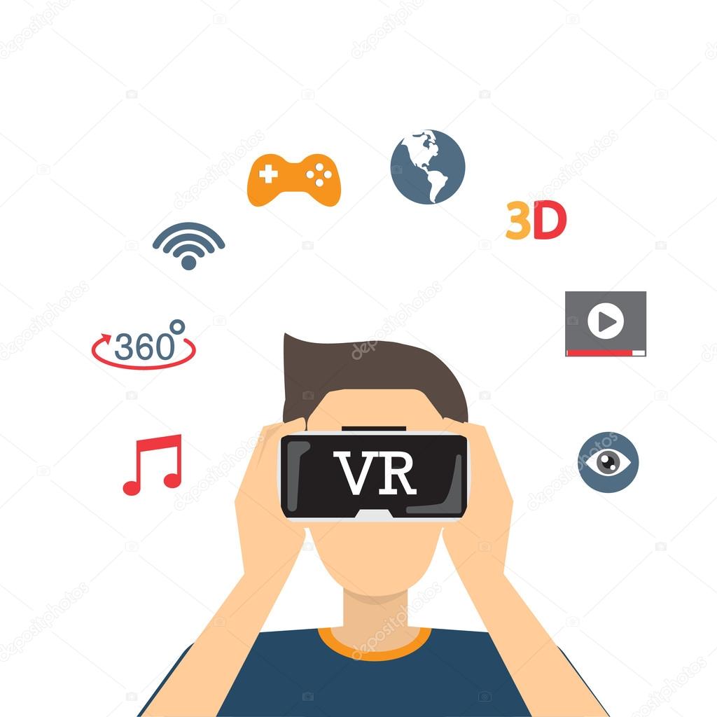 virtual reality headset background