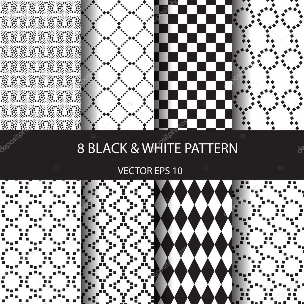 set of different patterns