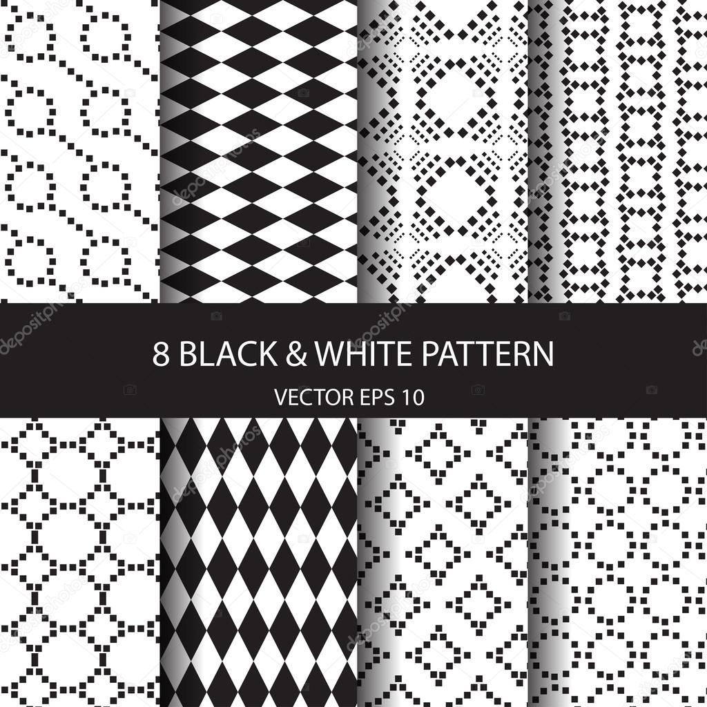 set of different patterns