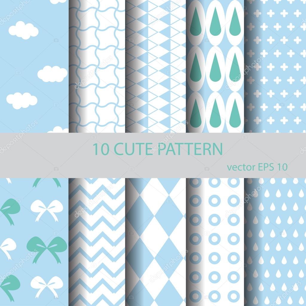 sweet and cute pattern set