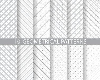 12 different  patterns clipart