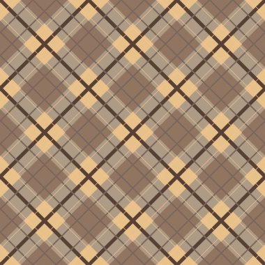plaid brown seamless pattern