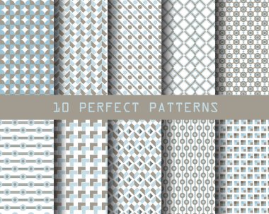 10 geometric  patterns