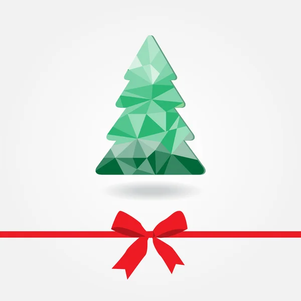 Isolate christmas tree — Wektor stockowy