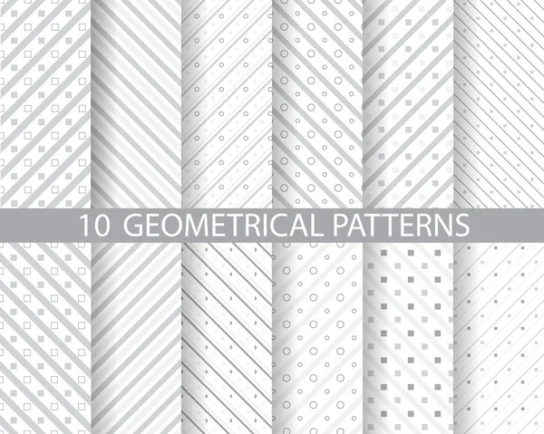 12 different  patterns — 스톡 벡터
