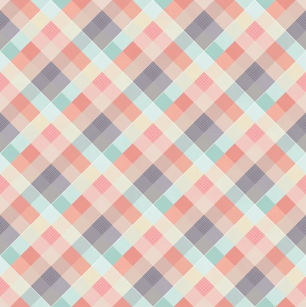 Sweet plaid seamless pattern — Stock vektor