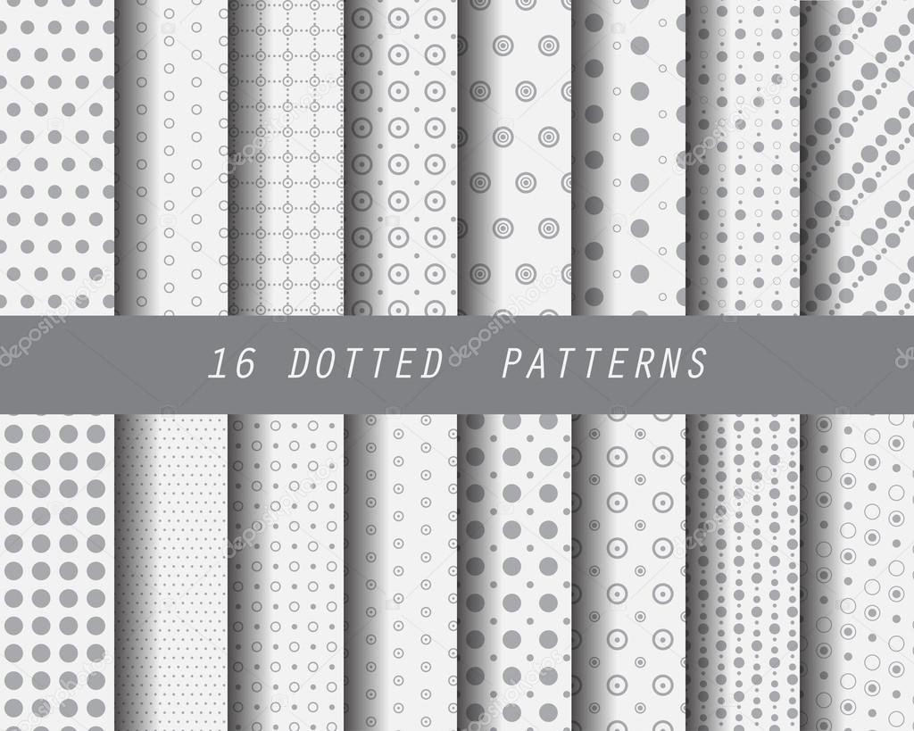 16 dotted patterns