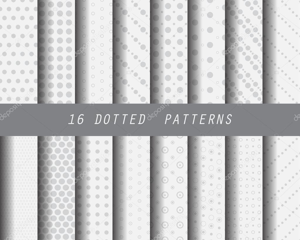 16 dotted patterns