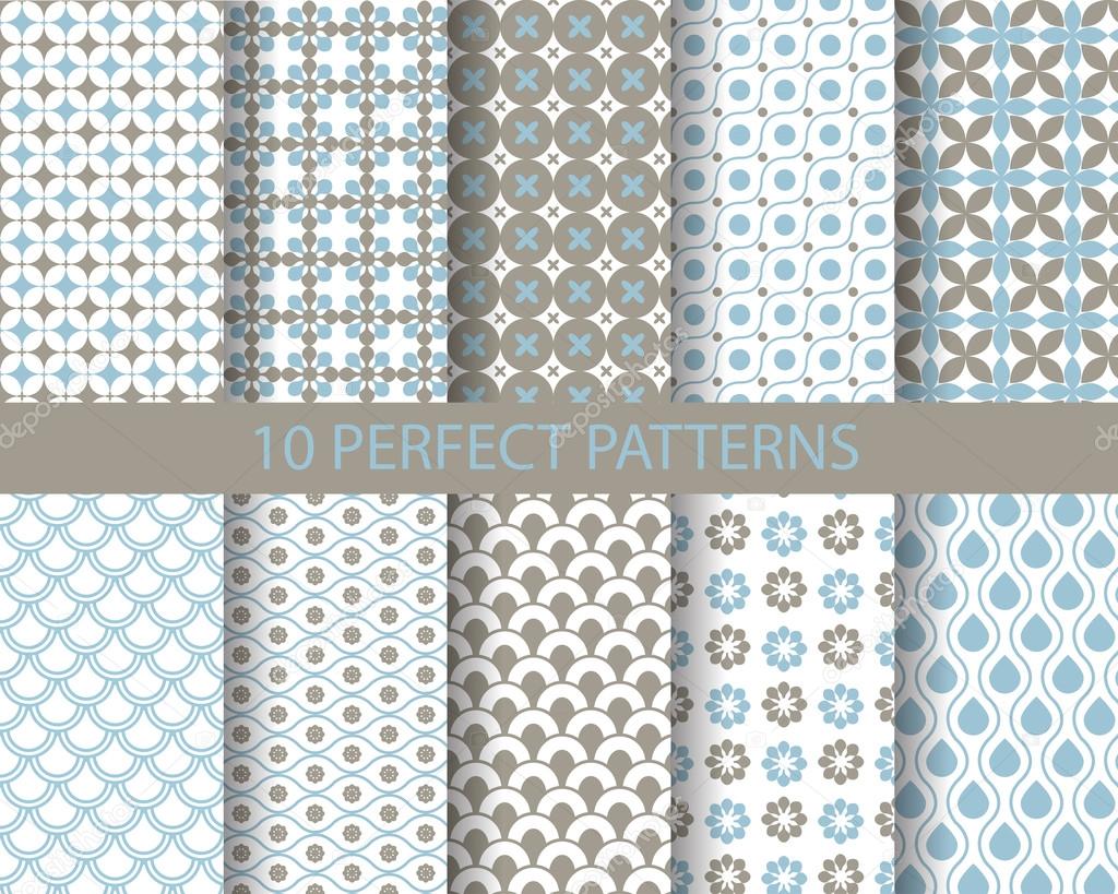 10 cute geometric patterns