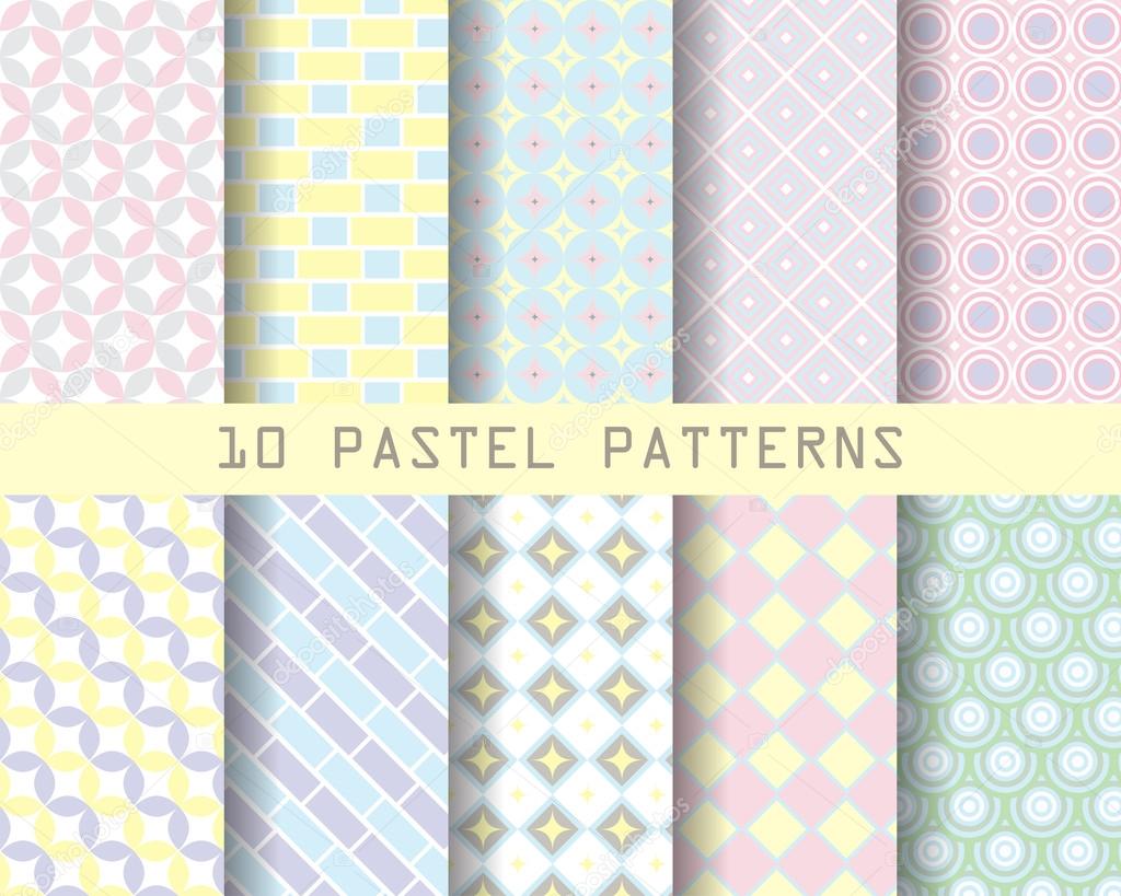 10 retro geometric patterns
