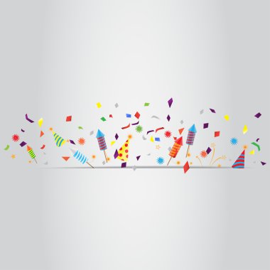 confetti greeting card