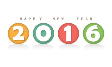 2016 yeni yıl tebrik kartı