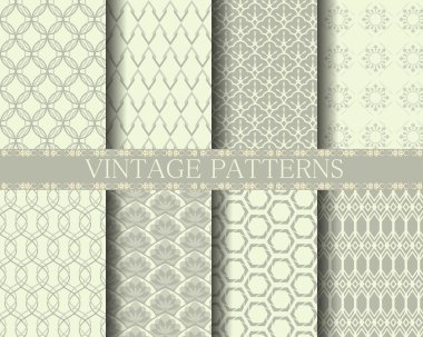 10 different vintage patterns