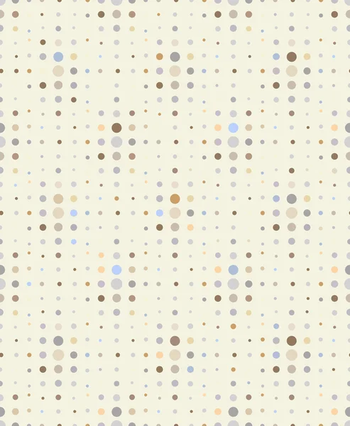 Farbe gepunktetes nahtloses Muster — Stockvektor