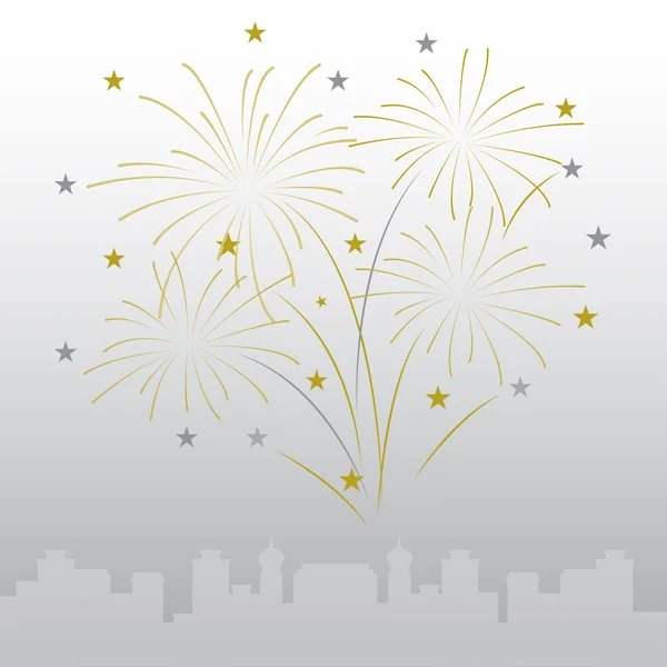 Fireworks background, can be ues for celebration — 图库矢量图片