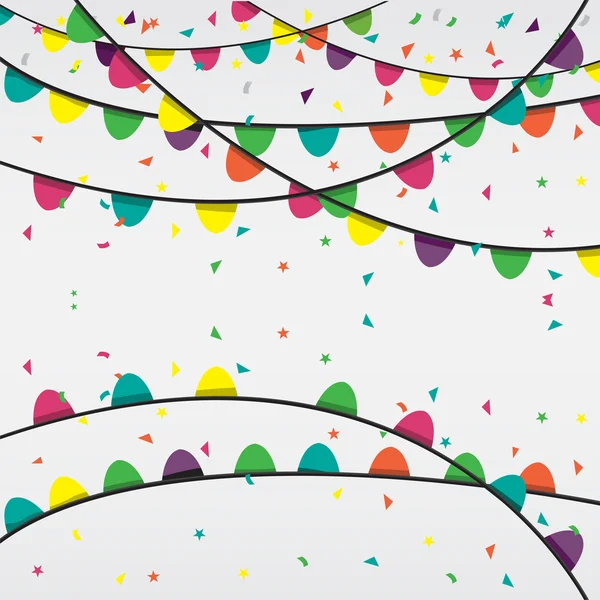 Confetti greeting card — 图库矢量图片