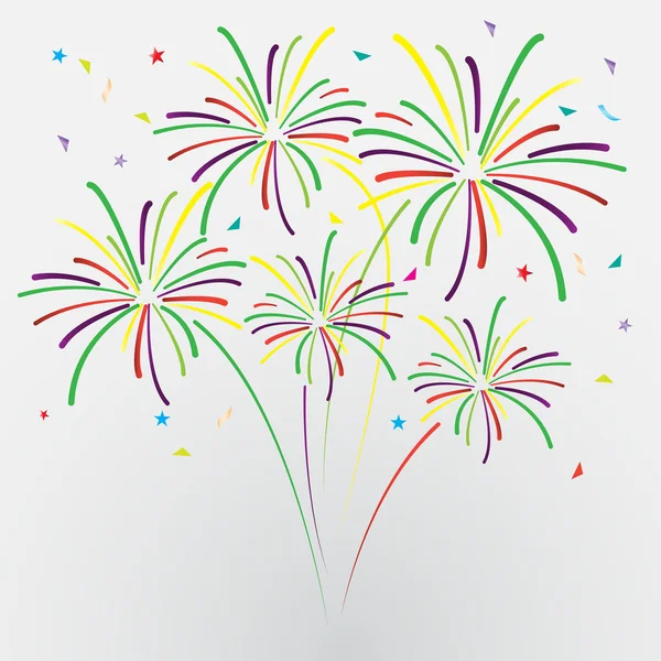 Fireworks background, can be ues for celebration — 图库矢量图片