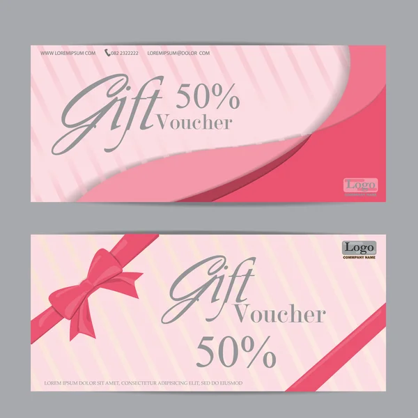 Gift vouchers and certificates — Stockový vektor
