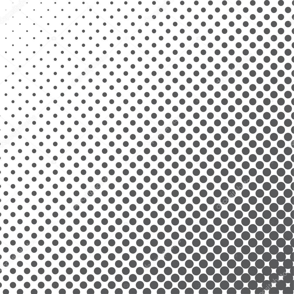 Black dots halftone background