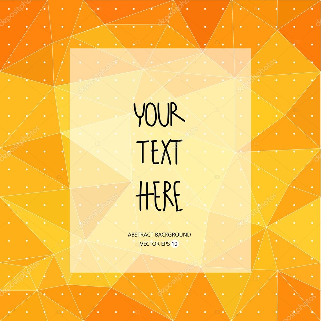 Summer pattern, low poly design — Stock Vector © wongwichainae.gmail