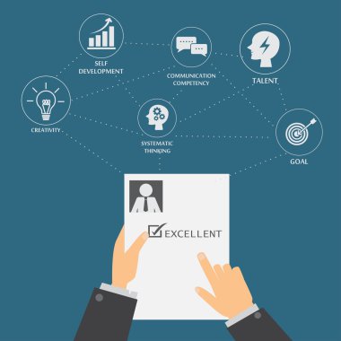 HR infographics, business concept for job recruitment