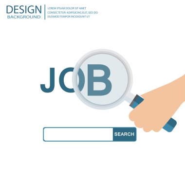 HR infographics, design for job recruitment