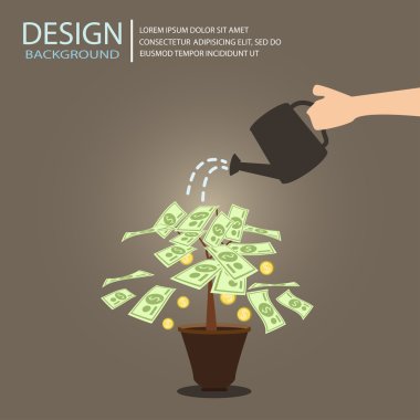 investment design infographics, vector