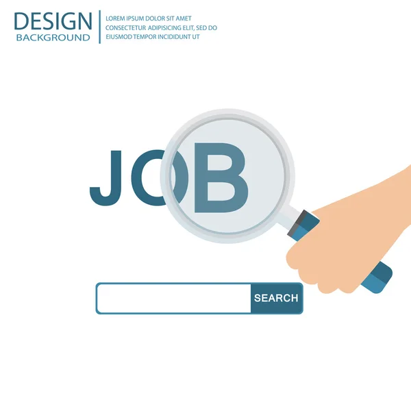 HR infographics, design for job recruitment — Stockový vektor
