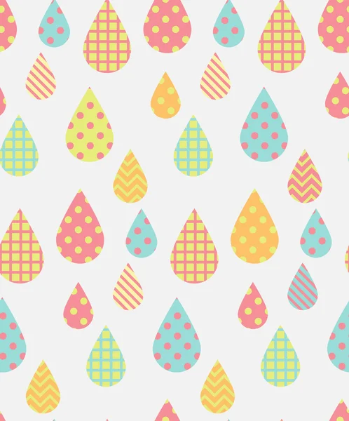 Kid seamless pattern, endless texture background — ストックベクタ