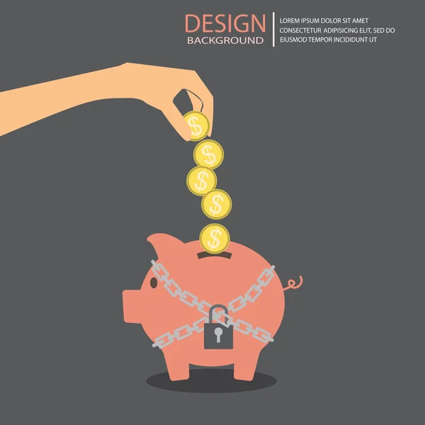 Business finance, vector design element — ストックベクタ