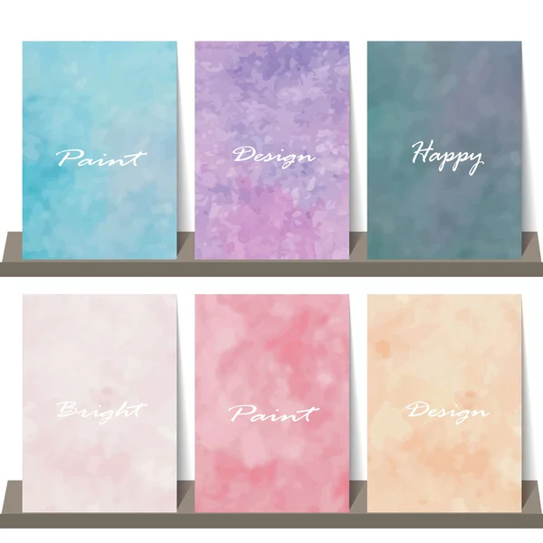 Licht roze blauw liefde pastel achtergrond in vintage zomer — Stockvector