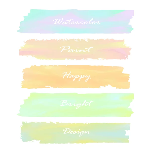 Luz rosa azul laranja amarelo amor pastel banner — Vetor de Stock