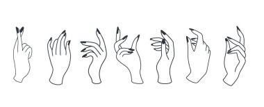 Elle yapılan güzel boho koleksiyonu. Simge, etiket, yazdırılabilir ve dövme için vektör illüstrasyonu